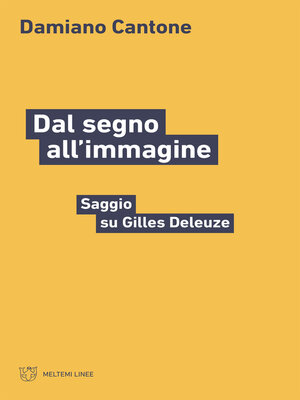 cover image of Dal segno all'immagine